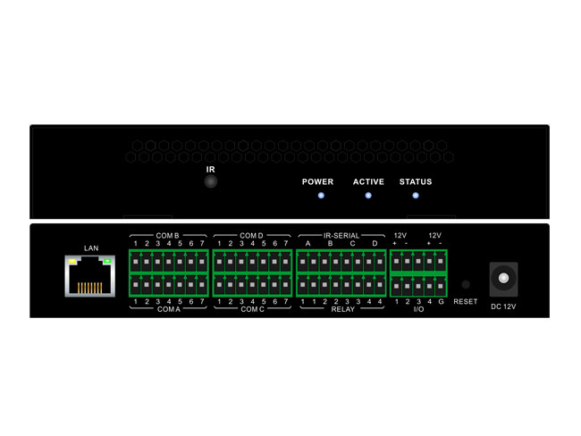 Central control expansion box with UDP/TCP control